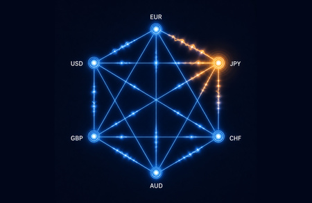 Closed Algebraic System and Currency Risk