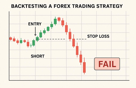 Backtesting candlestick time/price data failing to validate a forex trading strategy