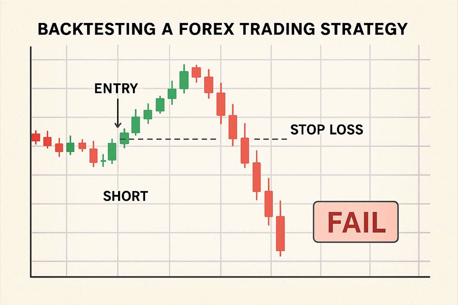 Backtesting candlestick time/price data failing to validate a forex trading strategy