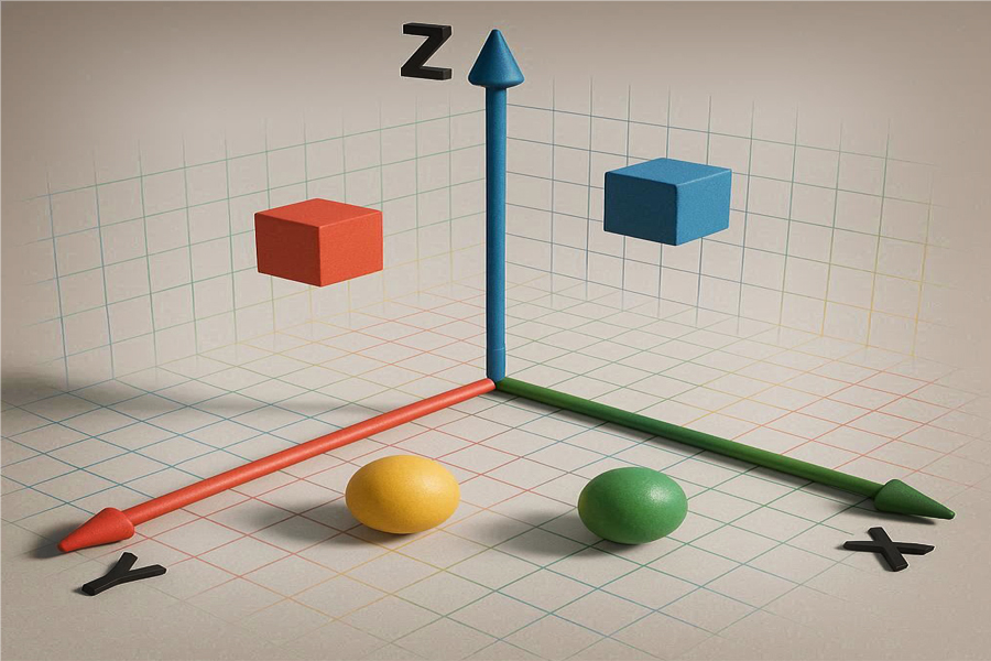 3D Cartesian model mapping forex currency pairs beyond 2D time/price chart limitations